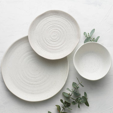24 Piece Calico Ecology Ottawa Stoneware Dinner Set